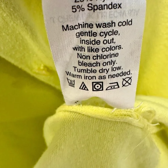 J. Crew Women's Neon Yellow Jackie Cardigan - Picture 3 of 4